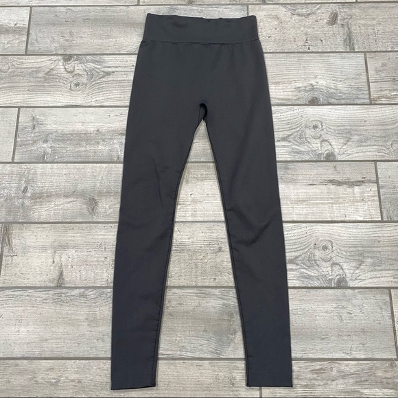 *Lowest possible price* | Dark Gray High Waisted New Mix Leggings - Picture 2 of 11